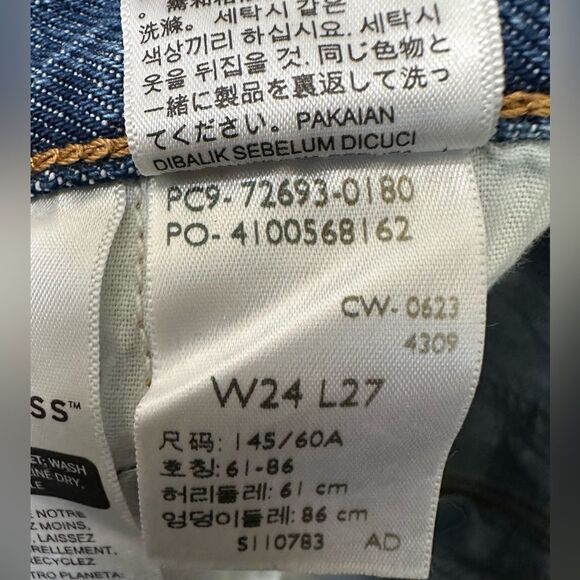 NWT Levi’s Ribcage Straight Ankle Jeans in Feeling Seen Size 24 - Picture 8 of 9